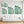 Medidas disponibles del cuadro de mandala verde y lila en MDF, de 30x40 a 90x120 cm, sobre sofá