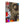 Cuadro de rostro sereno de Buda con collage de pintura vibrante en MDF, sobre fondo blanco